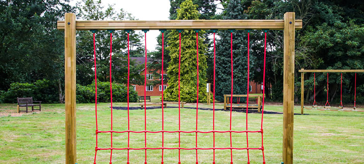 New outdoor play area and fitness equipment