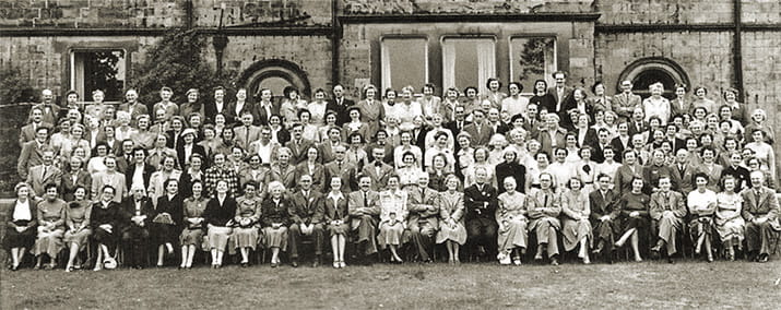 Swanwick writers' summer school at the Hayes in1951