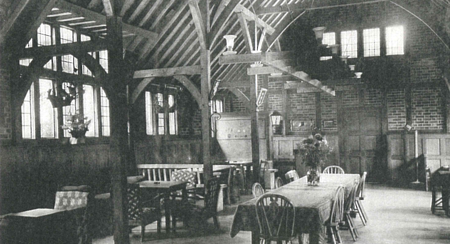 The Chapel at The Hayes Centre as a POW recreation room in 1942