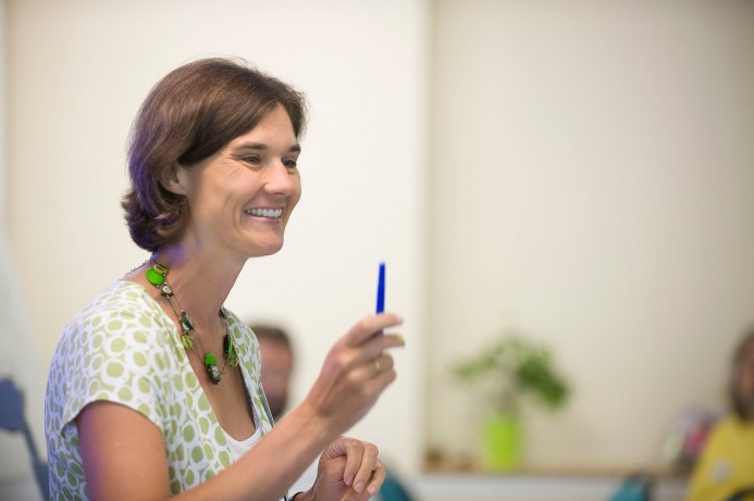 woman in a planning meeting